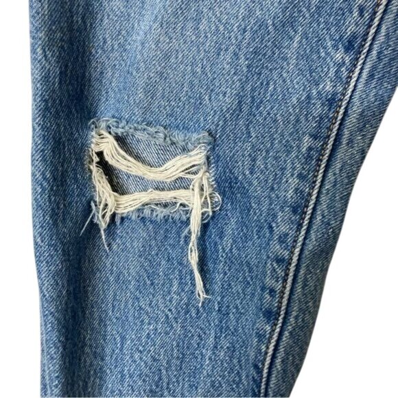 Levis Premium Wedgie Fit High-Rise Distressed Straight Leg Jeans Size 24‎ - Picture 15 of 15